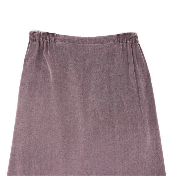 ViaVai by Pollero Tencel Plum Long Maxi Skirt Large - Picture 4 of 8
